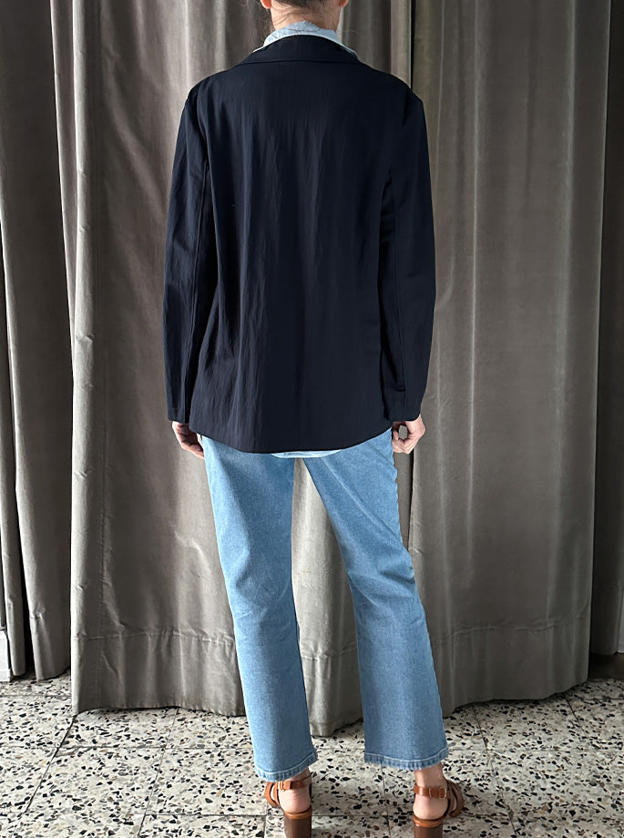 Harris Wharf - Safari Jakke Navy Blue