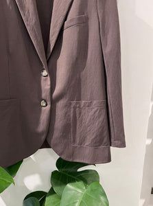 Harris Wharf - Travel Blazer Ebony Grey - Organic Fashion - ES Webshop