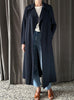 Harris Wharf - Trench Rayon Navy Blue