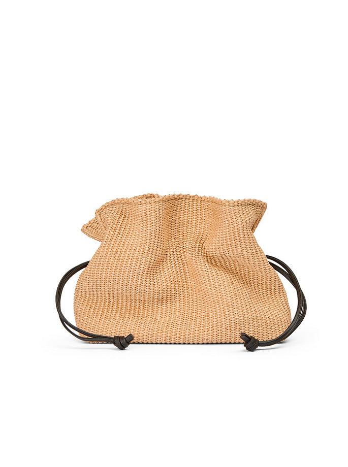 Infinito 2012 - Camilla Taske Raffia Large Brun med testa moro snore.