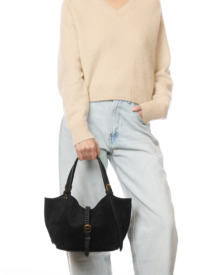 Jerome Dreyfuss - Joseph S Split Suede Taske sort