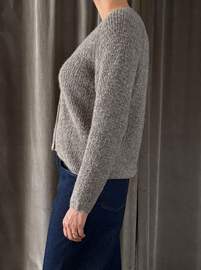 Les Racines du Ciel - Justine Cardigan Grege