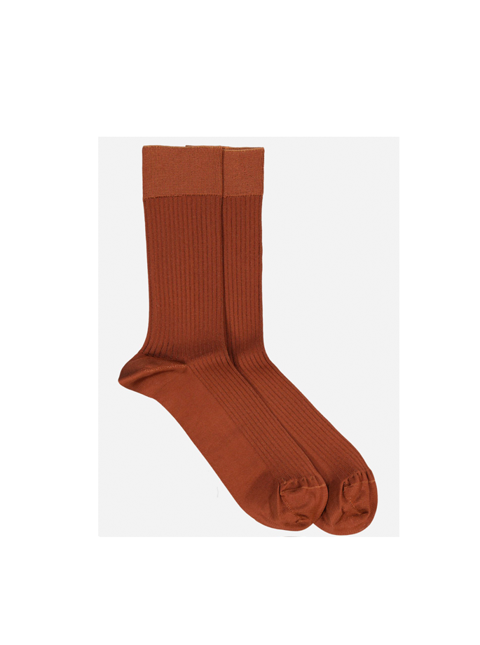 Mrs. Hosiery - Silky Strømper brown rust