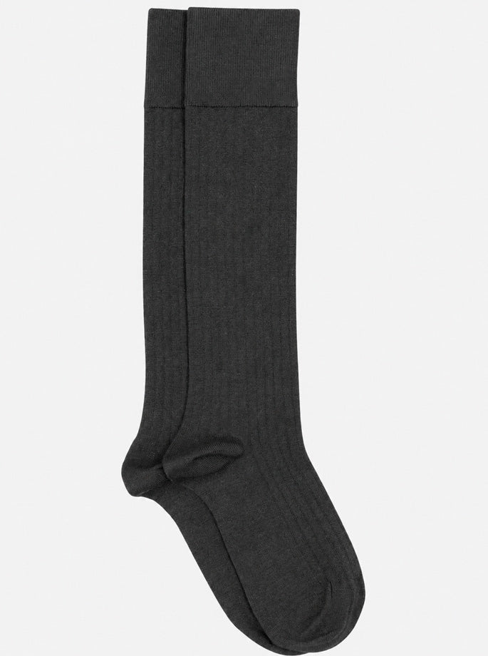 Mrs. Hosiery - Merino Knee High mørke grå