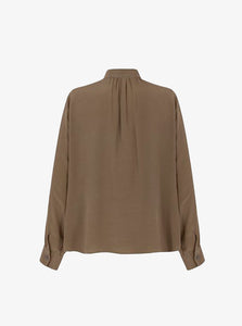 Pomandere - Camicia Skjorte Khaki - Organic Fashion - ES Webshop
