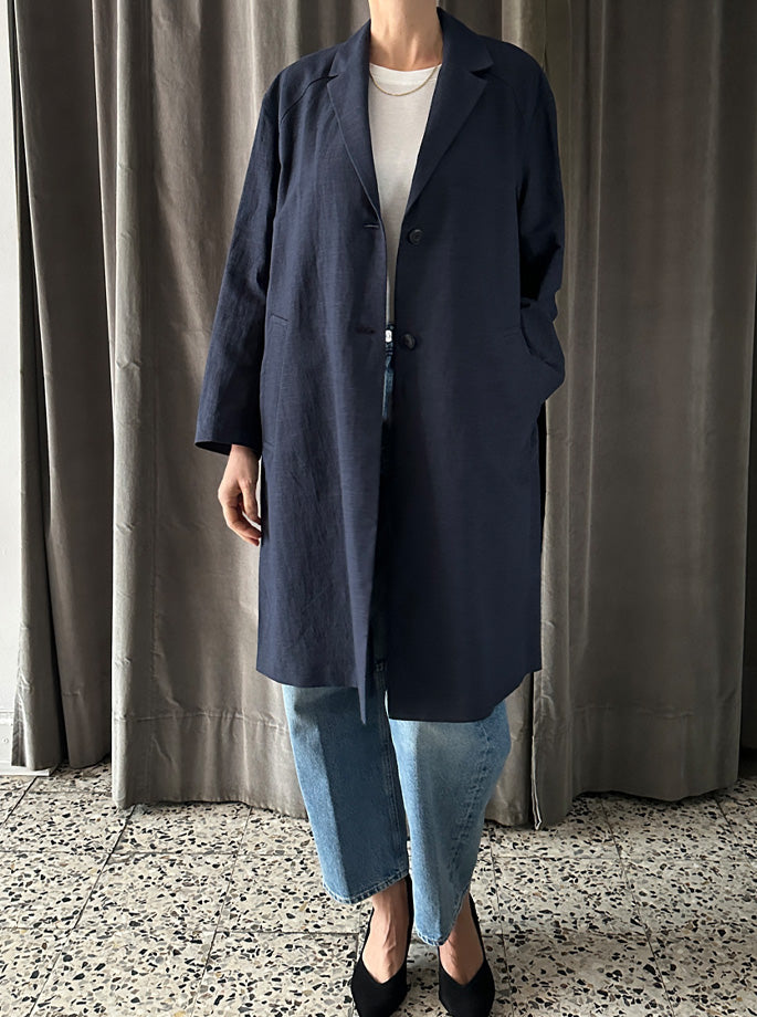 Pomandere - 6195 Frakke Night Blue