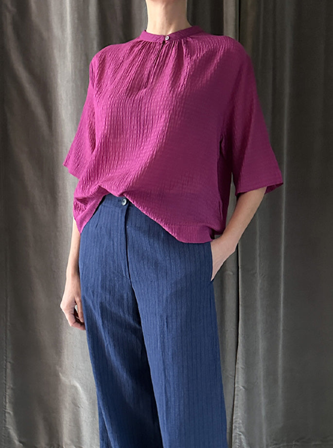 Pomandère - bluse i raspberry
