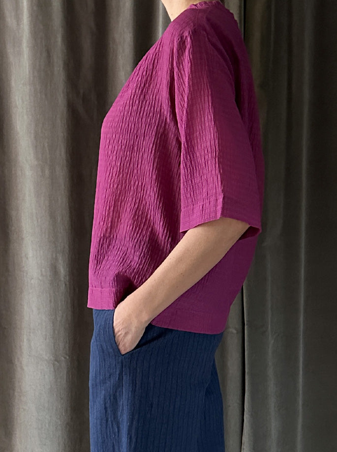 Pomandère - bluse i raspberry