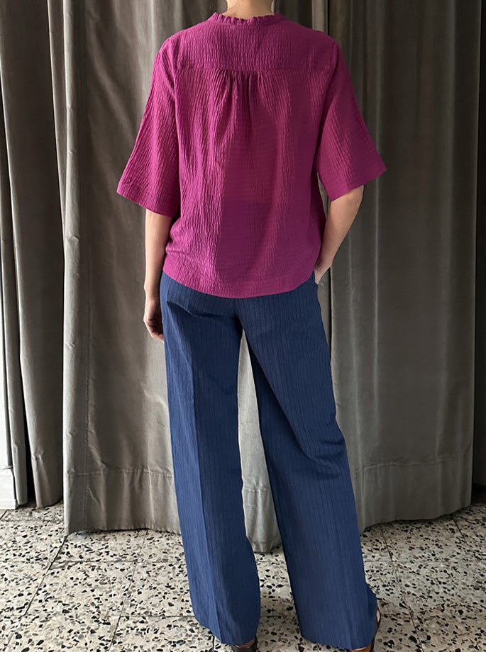 Pomandère - bluse i raspberry