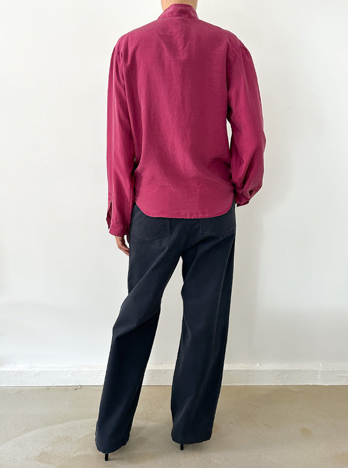 Pomandere - Camicia Skjorte Raspberry - Organic Fashion - ES Webshop