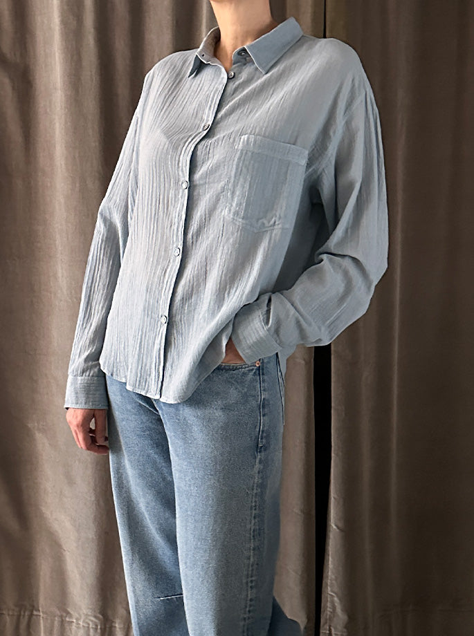 Pomandere - 9339 Skjorte Aviator Blue