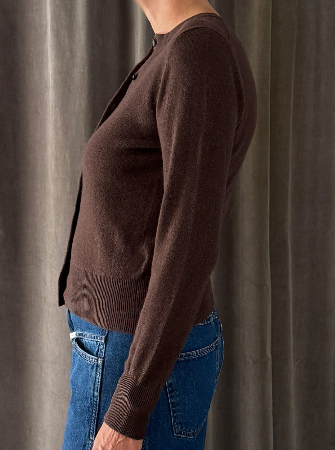 Rhea - Cardigan Wool & Cashmere brun