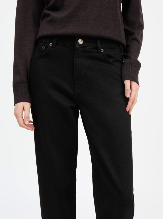 Skall Studio - Allison Cropped Jeans sorte
