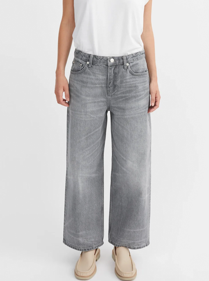 Skall Studio - Taylor Cropped Jeans Light Grey