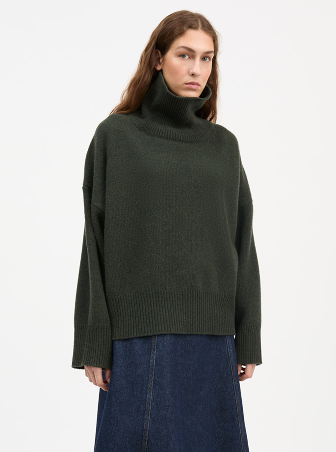 Skall Studio - Sweater mørk grøn