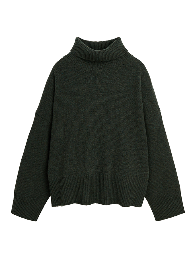 Skall Studio - Sweater mørk grøn