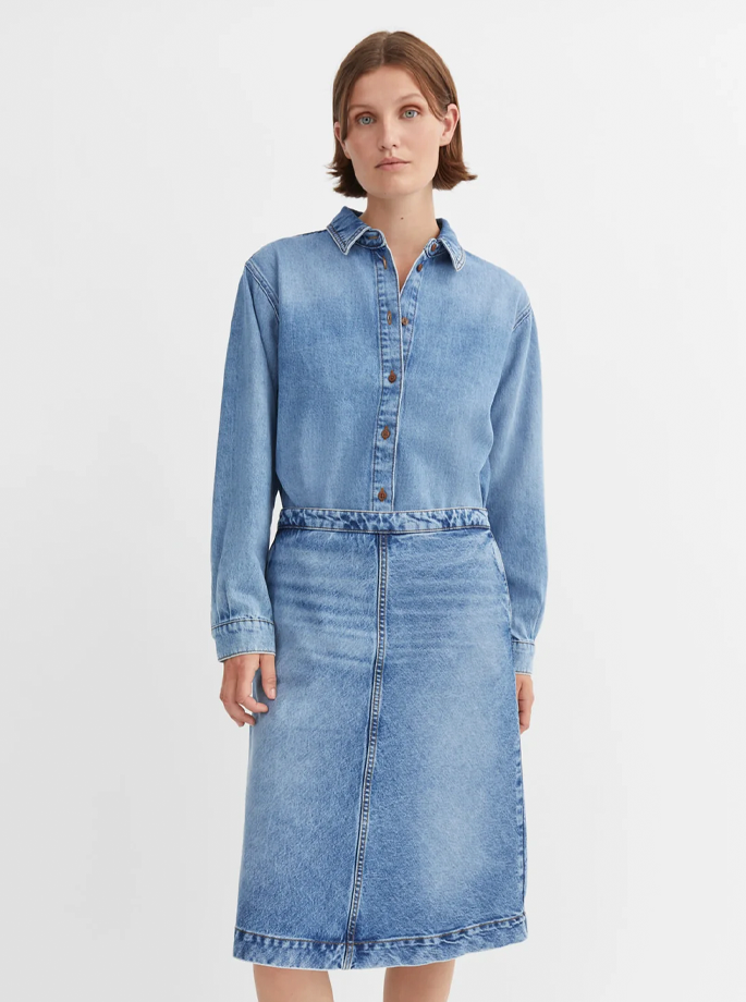 Skall Studio - Millington Shirt Mid Blue