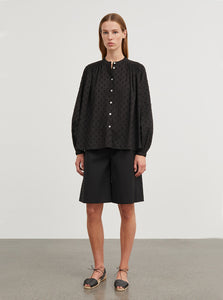 Skall Studio - Rita Shirt Black - Organic Fashion - ES Webshop