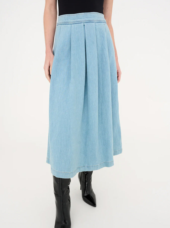 Tomorrow Denim - Ellen Ball Gown Nederdel Denim Blue