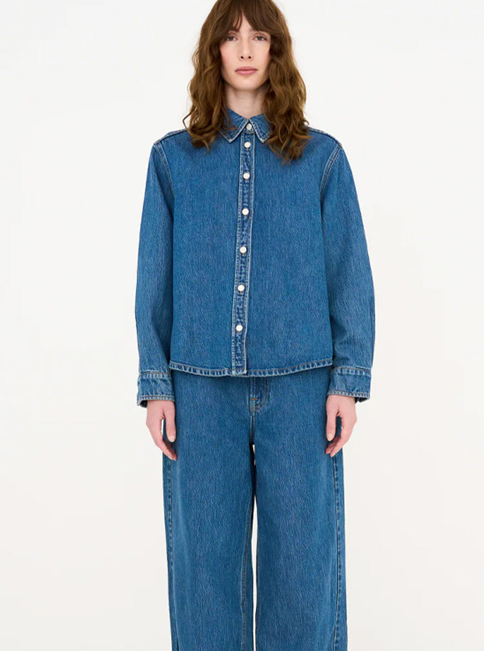 Tomorrow Denim - Ellen Denim Skjorte Denim Blue