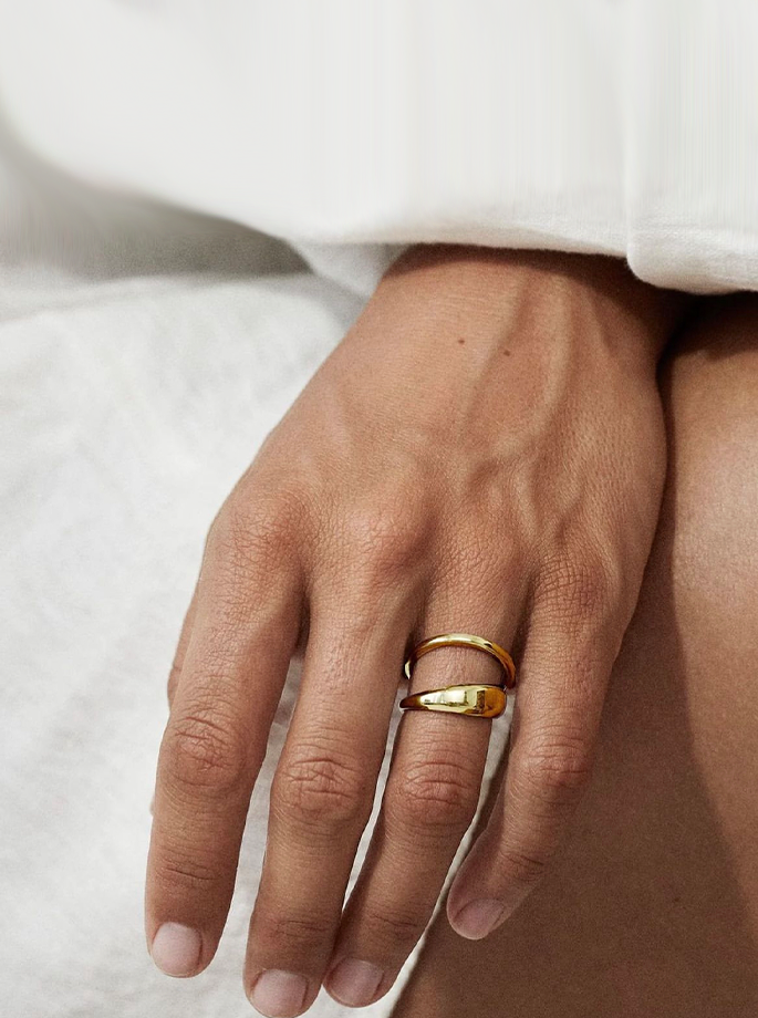 Trine Tuxen - Loop Ring Gold