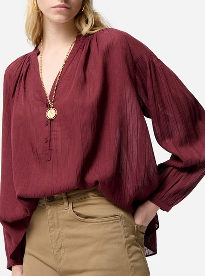 Vanessa Bruno - Nipoa Bluse Bordeaux