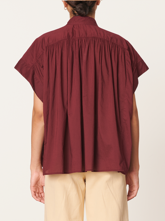 Vanessa Bruno - Cory Bluse Bordeaux