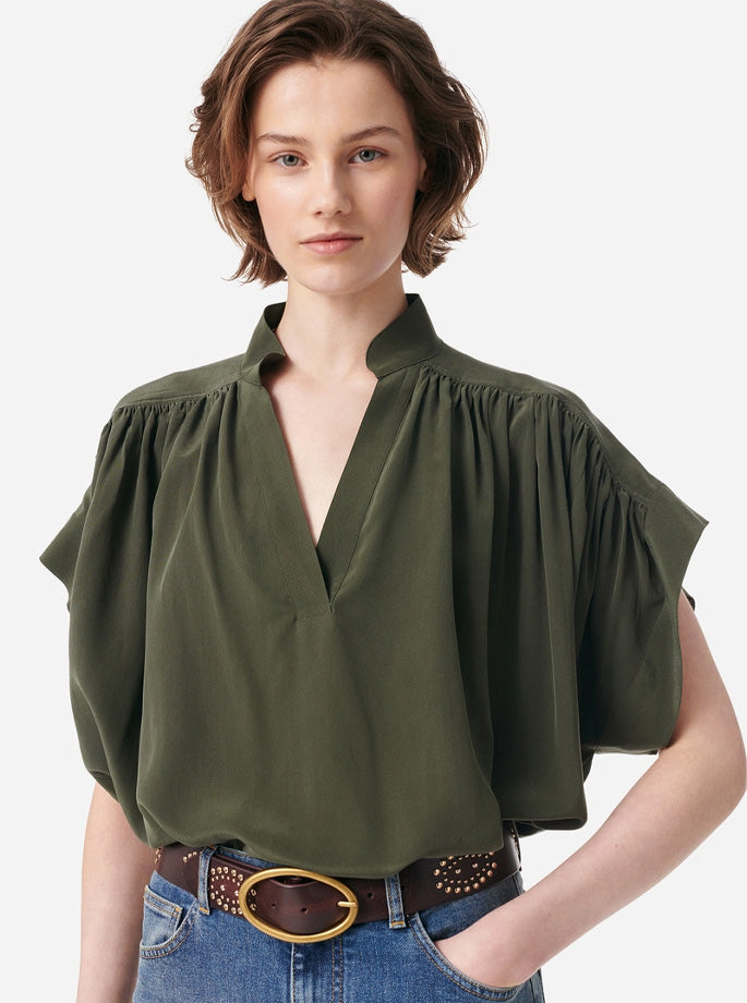 Vanessa Bruno - Cory Bluse Kaki