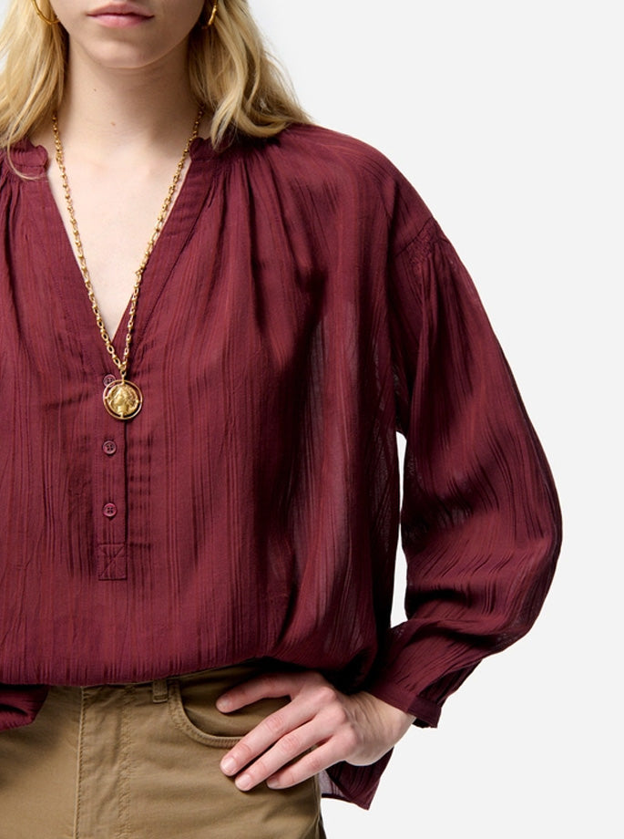 Vanessa Bruno - Nipoa Bluse Bordeaux