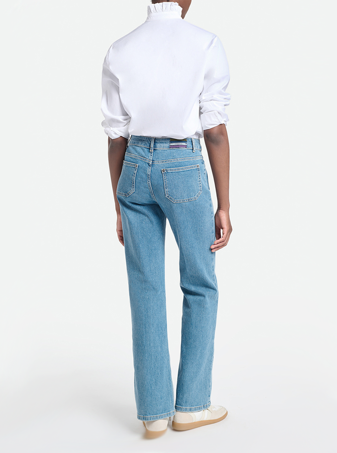 Vanessa Bruno - Dompay Flare Jeans Indigo Clair - Organic Fashion - ES Webshop