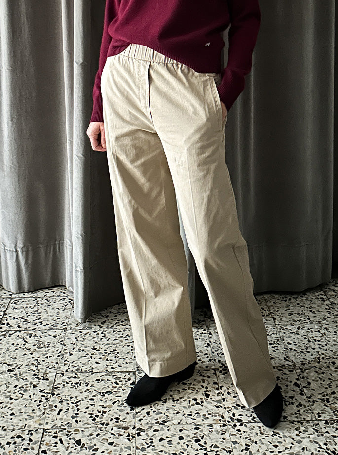 Forte Forte - My Pants Essential Cotton Taupe