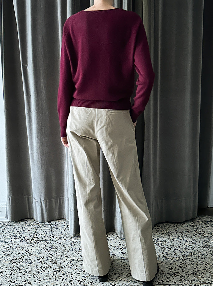 Forte Forte - My Pants Essential Cotton Taupe