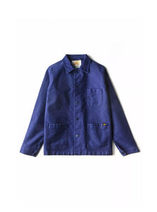 Le Mont Saint Michel - Genuine Work Jacket Blå - 100% bomuld - Organic Fashion - ES Webshop