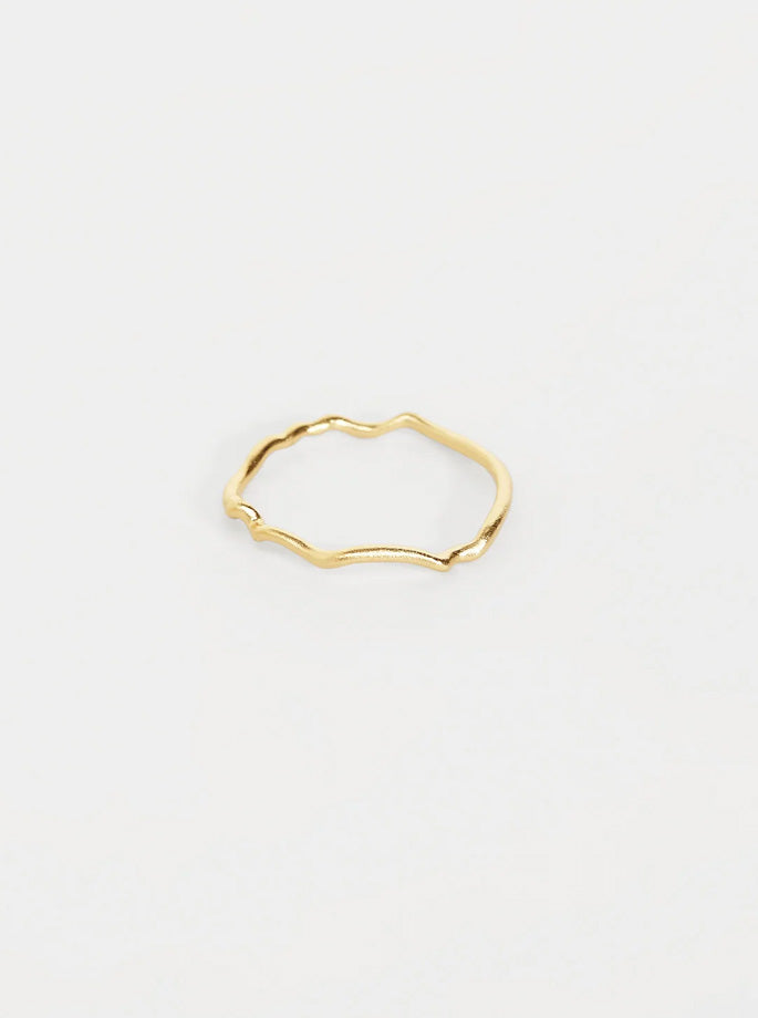 Trine Tuxen - Bea Ring Guld - 925 sterling sølv, med 14K guldbelægning - ES Webshop